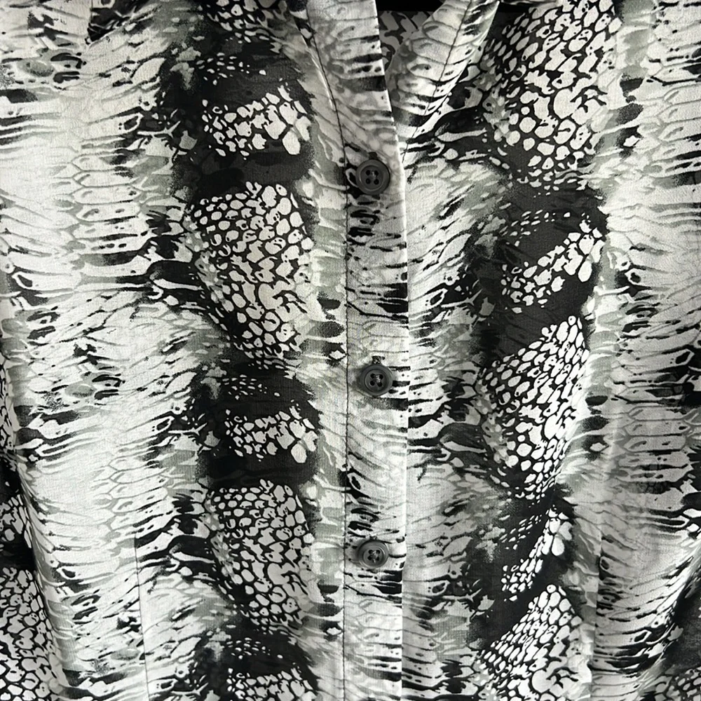 CAbi sheer snakeskin
